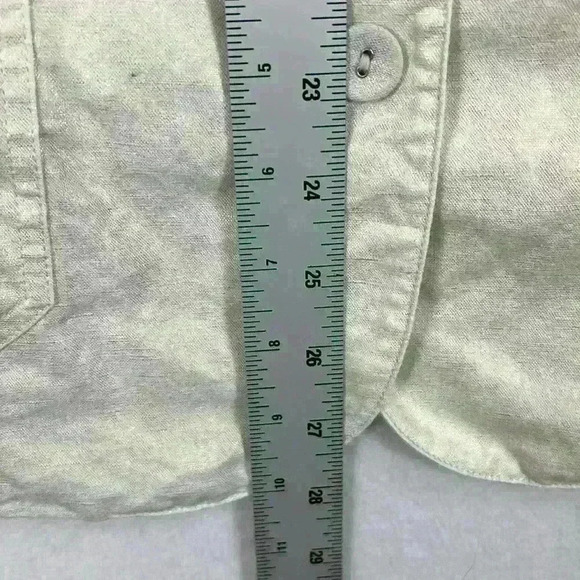 Additions by Chico’s Linen Jacket Cream Women’s Size 3(US 16) - Picture 8 of 8